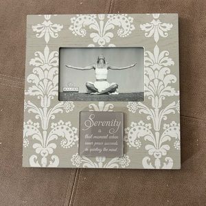 Serenity saying picture frame